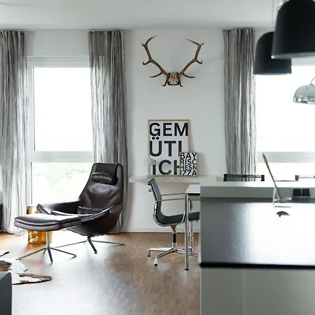 Prime Park Penthouse Апартаменты Ашаффенбург